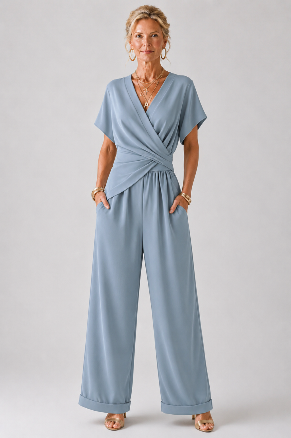 Colleen™ Elegant Two-Piece Set – Violet & Grace