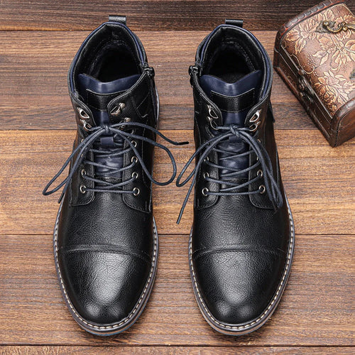 Aaron | Handcrafted Premium Leather Oxford Boots