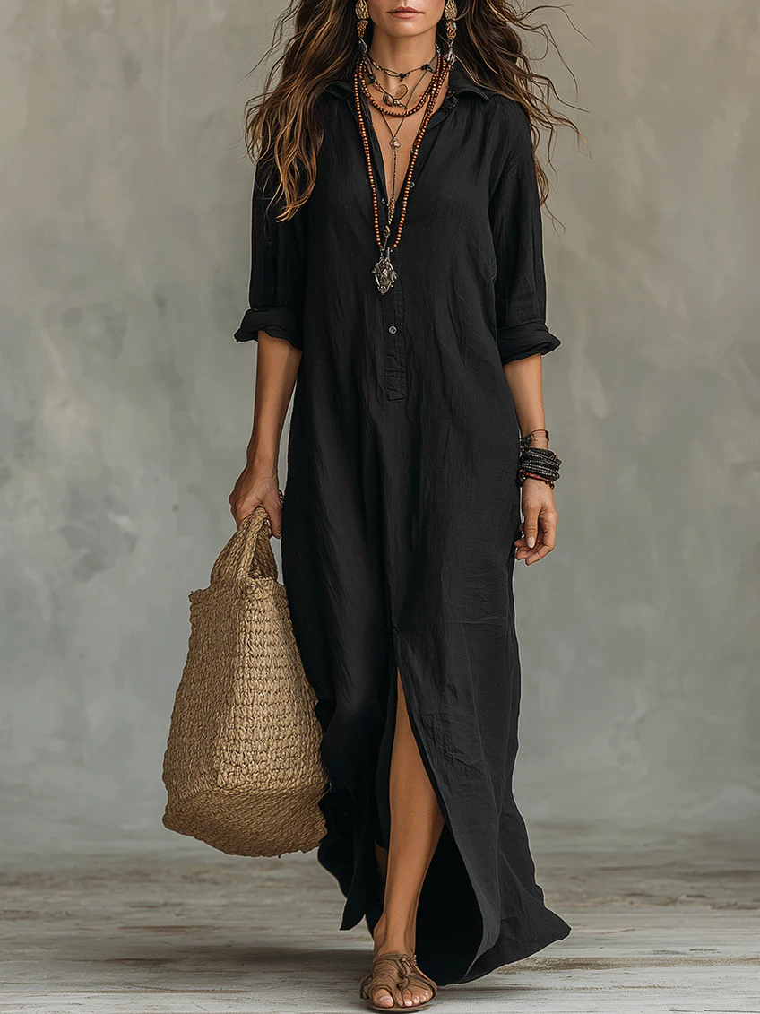 Willow Maxi Dress in black