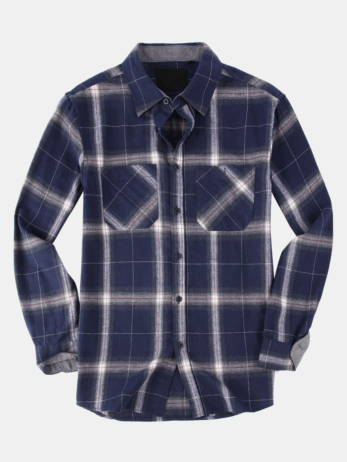 Flannel Plaid Button Up Shirt